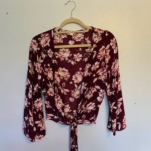 Summer blouse- long sleeve and multicolored